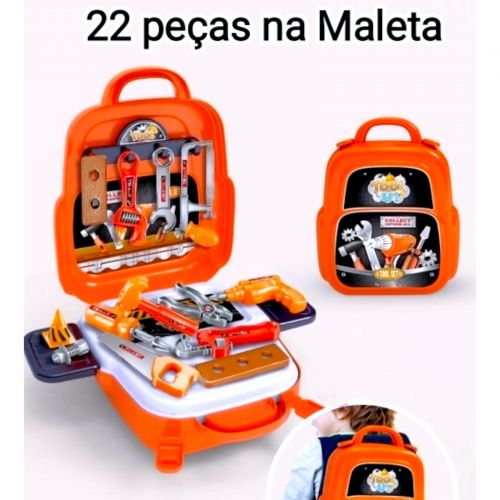 Comprar Kit Maleta De Ferramentas Infantil 22 Peças Brinquedo