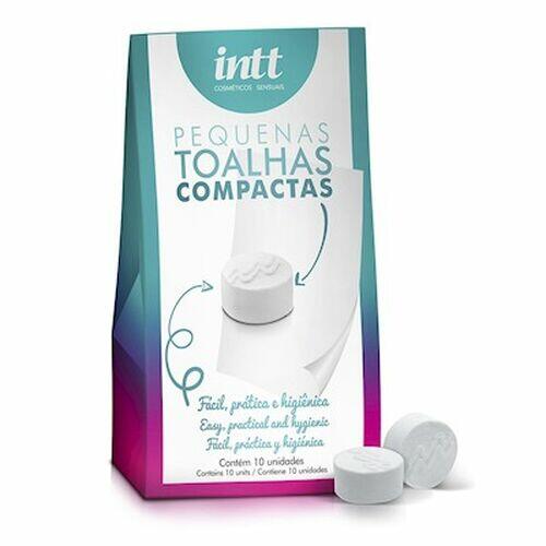 Toalhas Compactas com 10 unidades - Intt