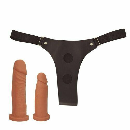 Cinta Dupla Penetração com 02 Próteses - Dominatrixx