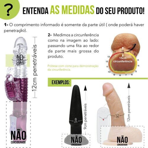 Prótese Realística com Vibro Multivelocidade e Ventosa 17,5x4cm - Sexy Fantasy
