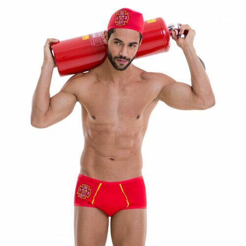 Kit - Cueca + Boina Bombeiro Sapeka