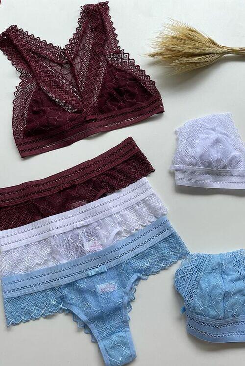 conjunto sem bojo de renda 15338c