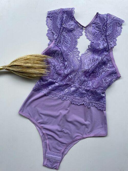 Body renda com micro fibra 926