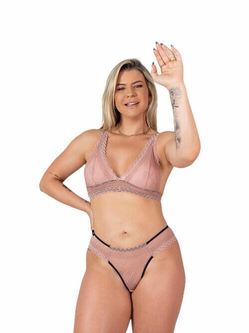 Conjunto Calcinha e Sutiã Karol