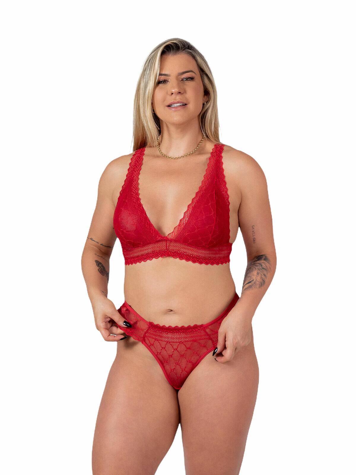 Conjunto Calcinha e Sutiã Karol