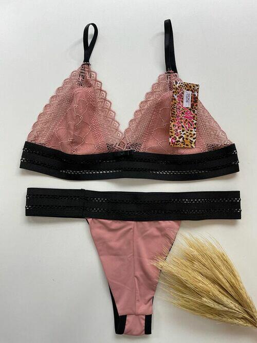 conjunto renda microfibra 15256b