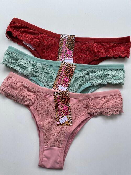 tanga de renda e micro fibra 194