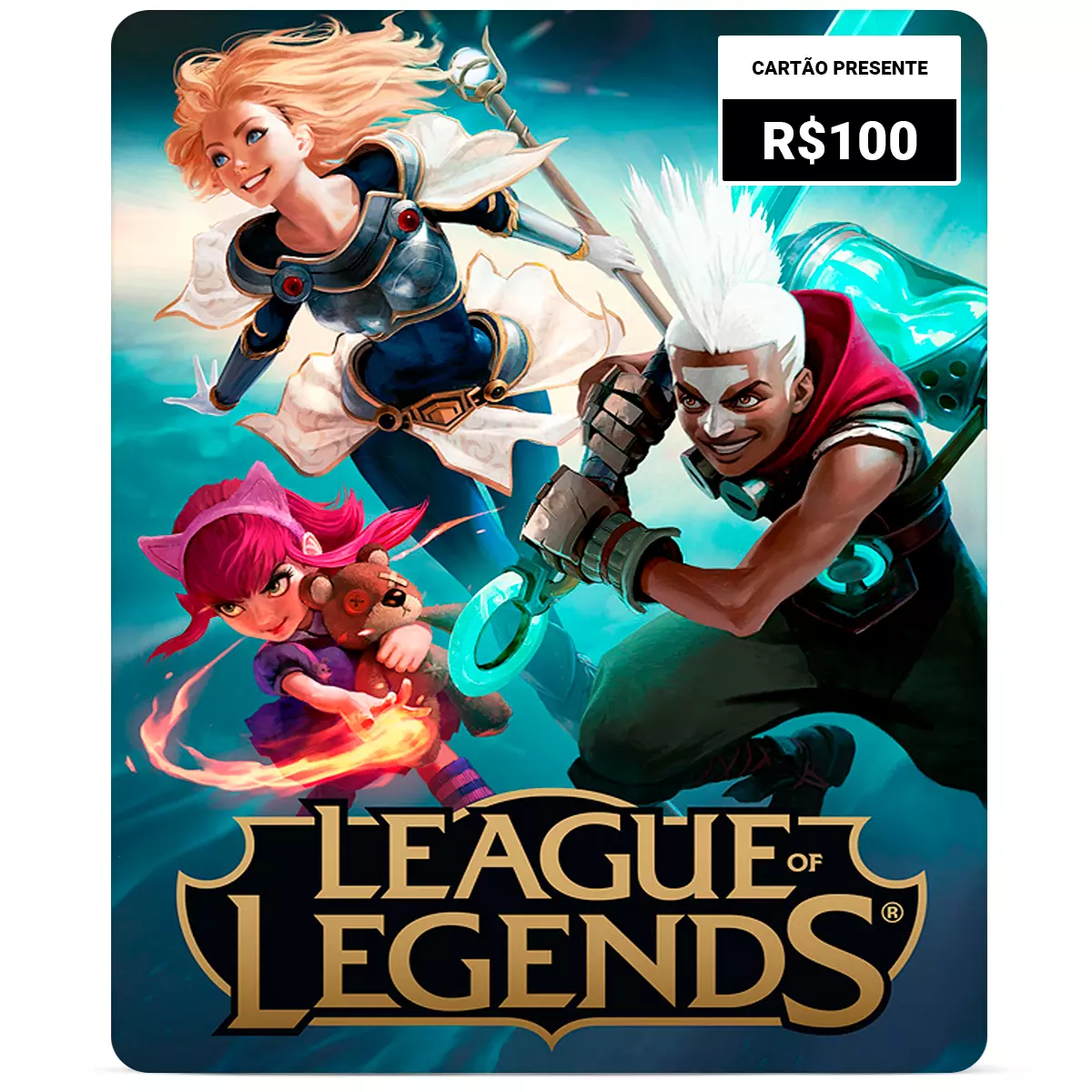 Gift Card League of Legends R$100 Reais - R$100,00