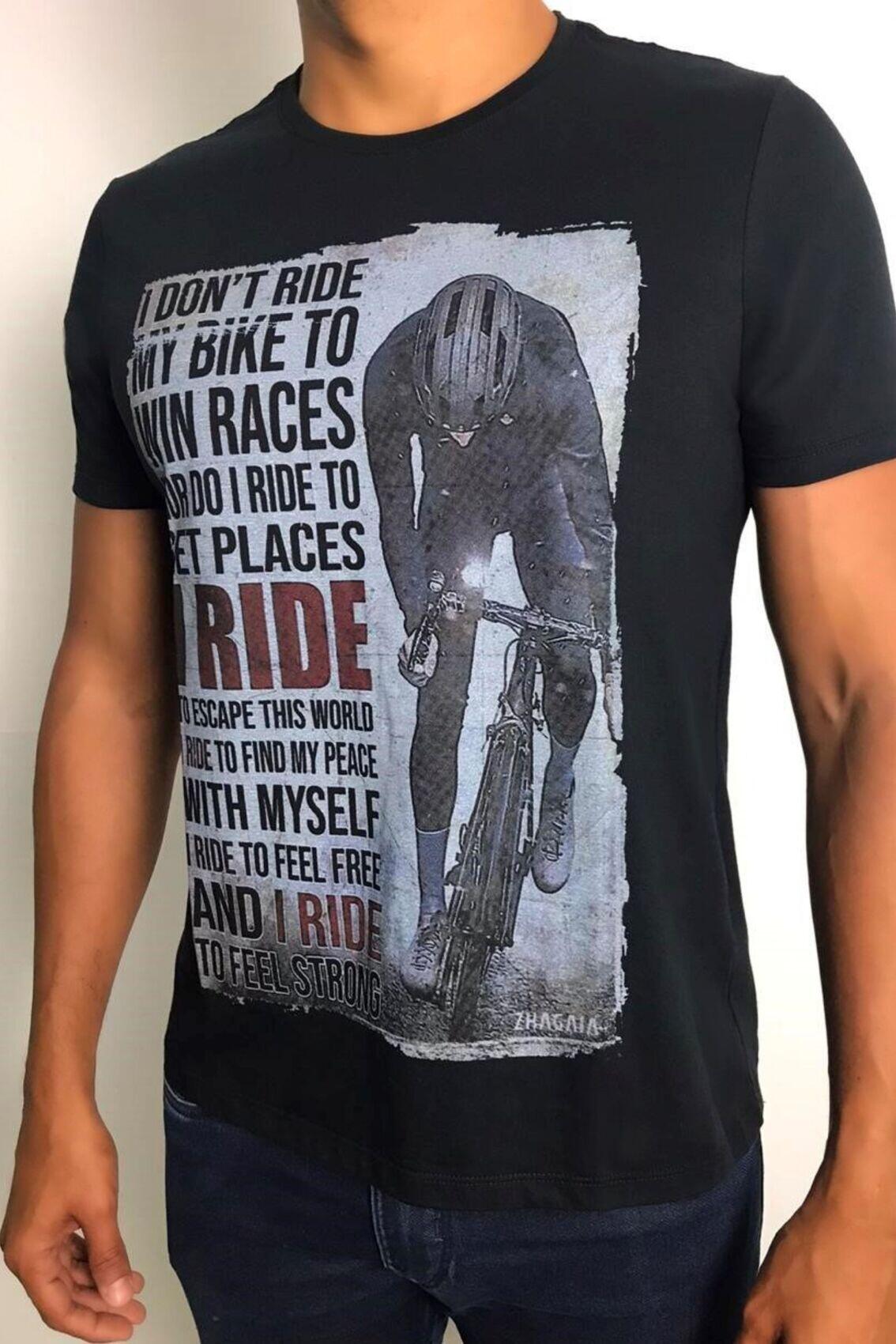 Camiseta Zhagaia Bike frases