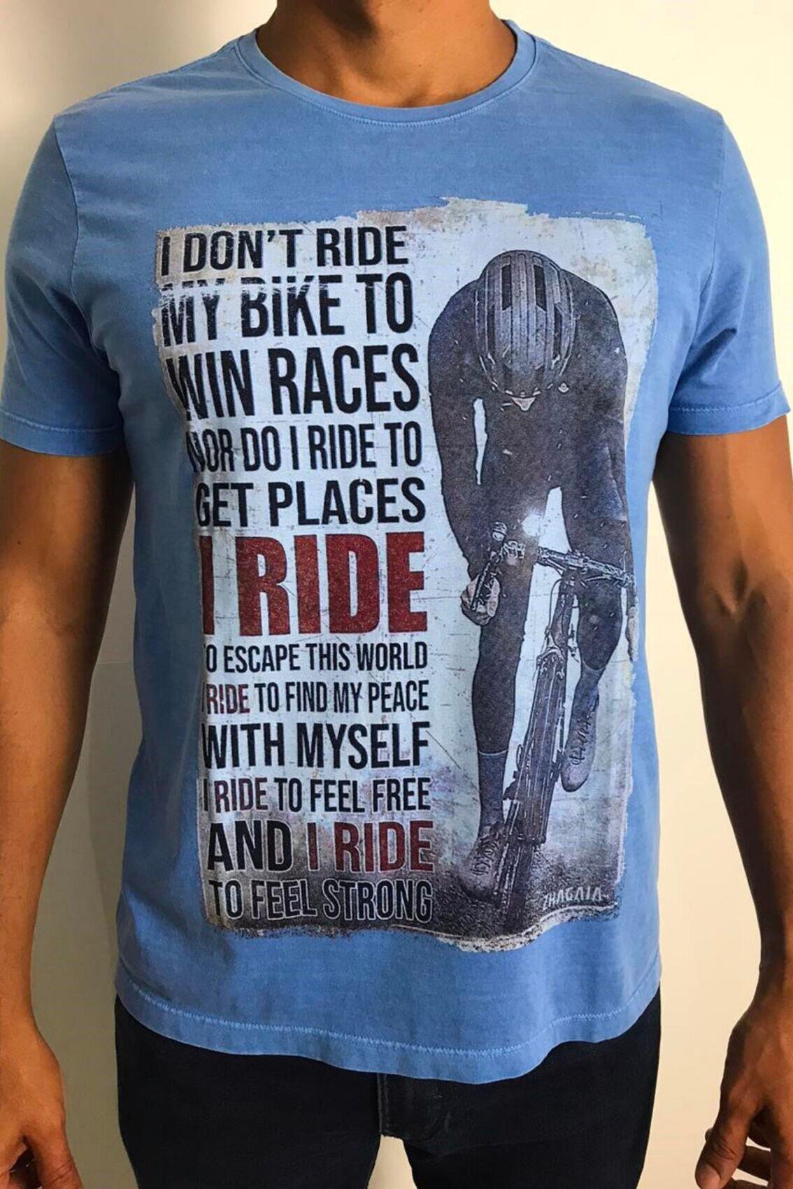 Camiseta Zhagaia Bike frases