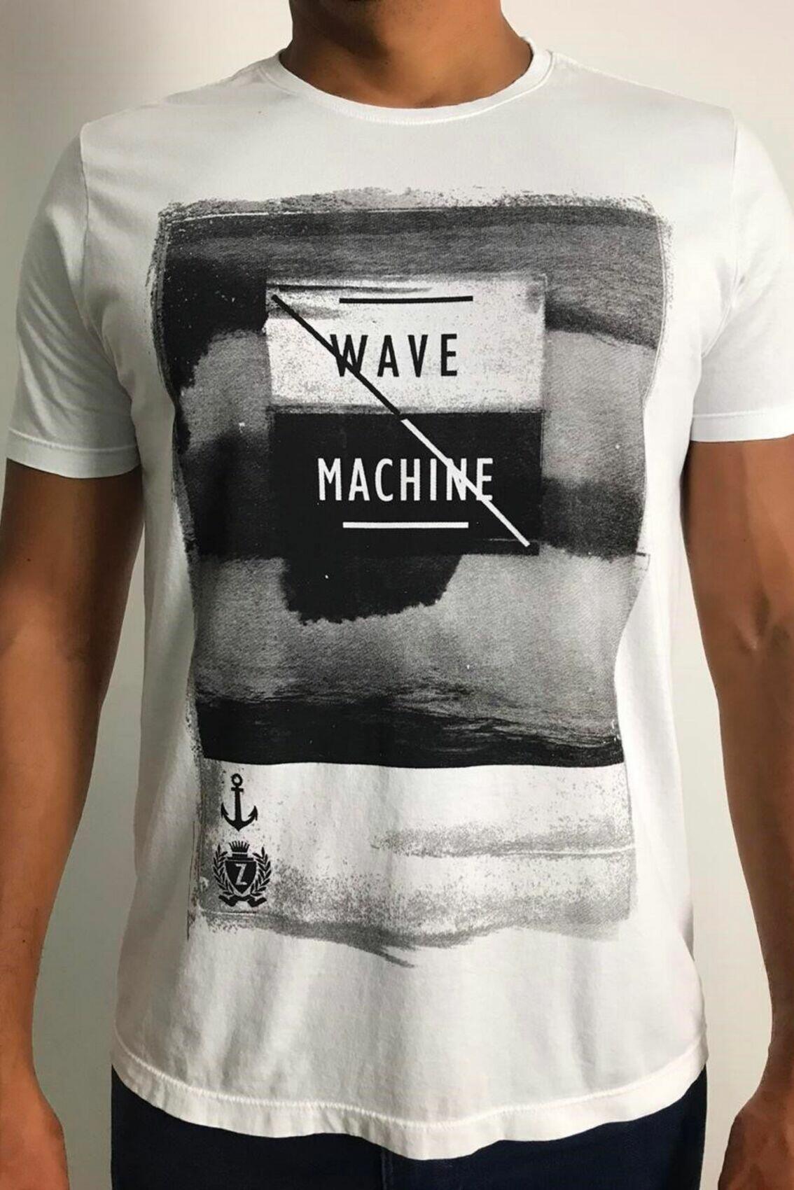 Camiseta Zhagaia Estampa Wave Machine
