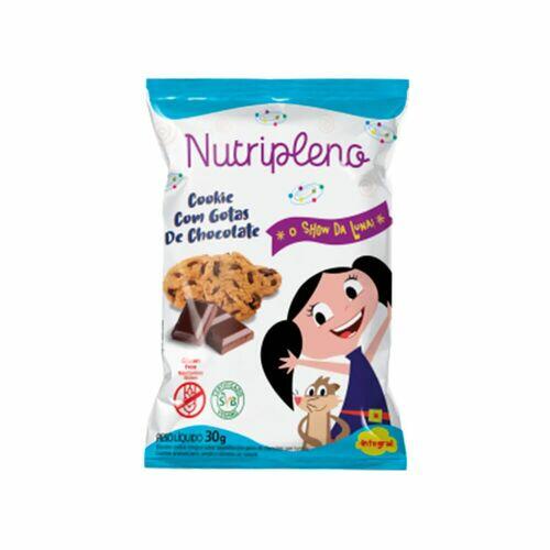 Cookie Sem Glúten com Gotas de Chocolate Show da Luna Nutripleno 30g