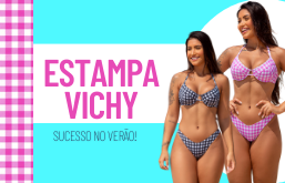 Biquni Xadrez: Conhea a Estampa Vichy Sucesso na Moda Praia!