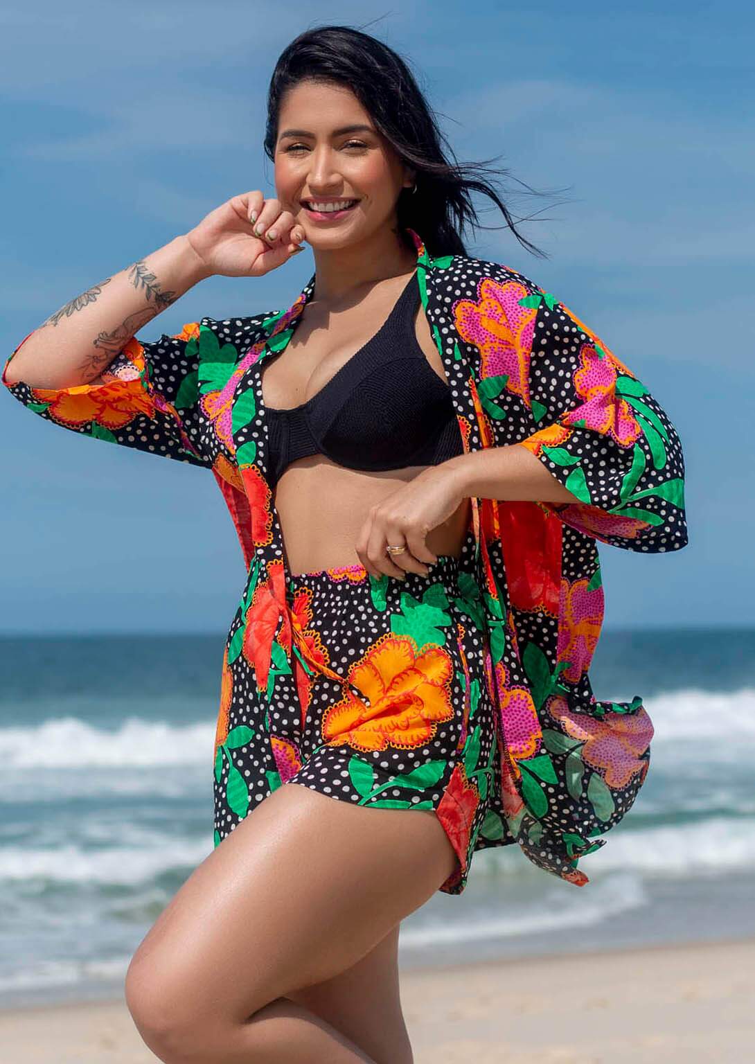 short saia roupa de praia feminina evangelica