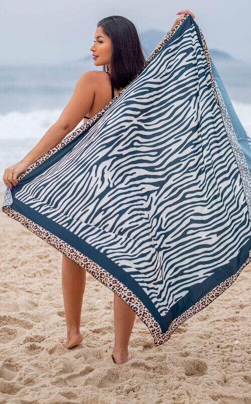 Canga de Praia Animal Print