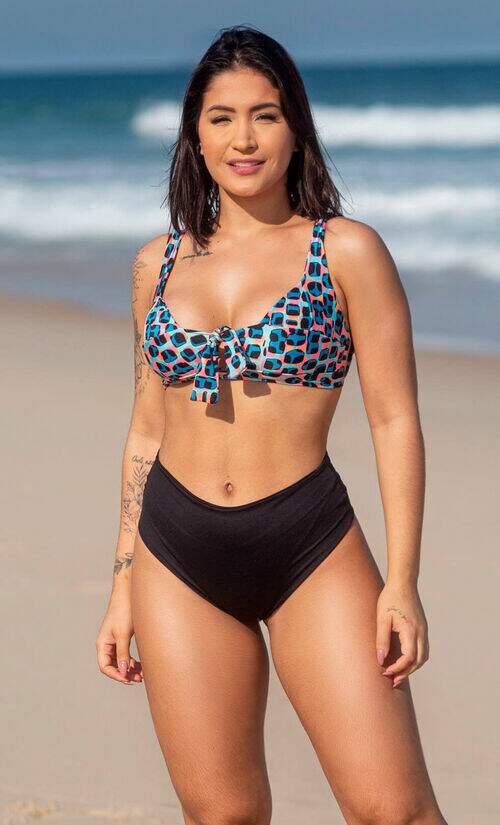 Conjunto Biquíni Hot Pants com Top Oásis