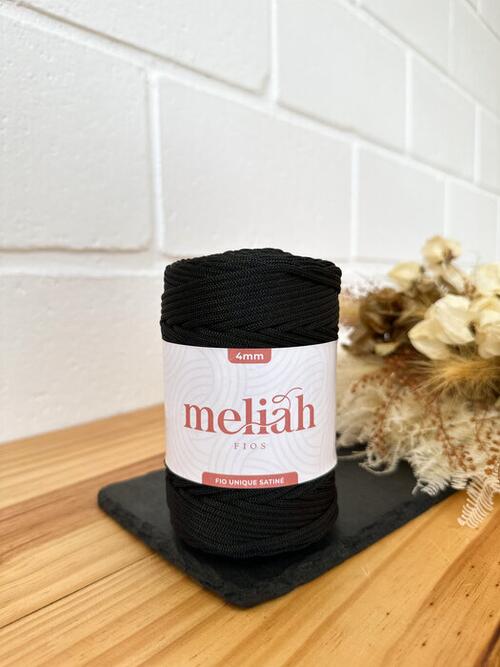 Comprar Fio UNIQUE SATINE 4 mm - cor: PRETO - ANDREA AVIAMENTOS