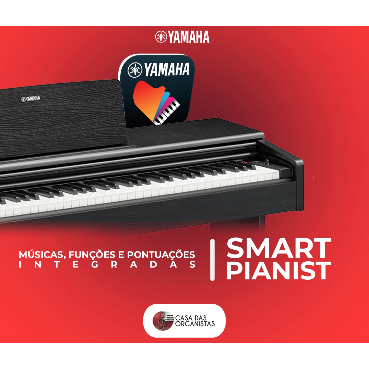 Piano Digital Yamaha Arius YDP-105 - Realismo Acústico
