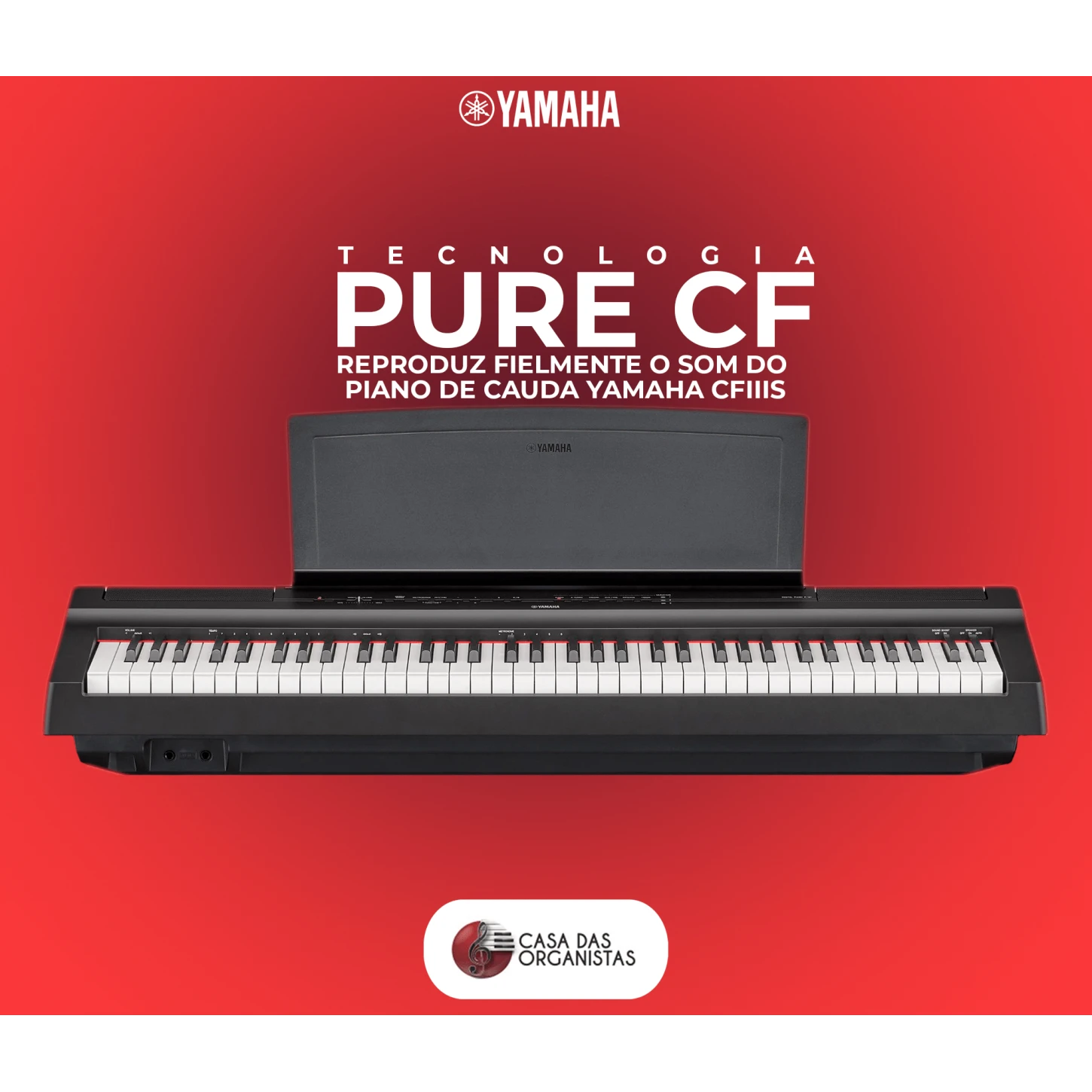 Comprar Piano Digital Portátil Yamaha P121 + Estante