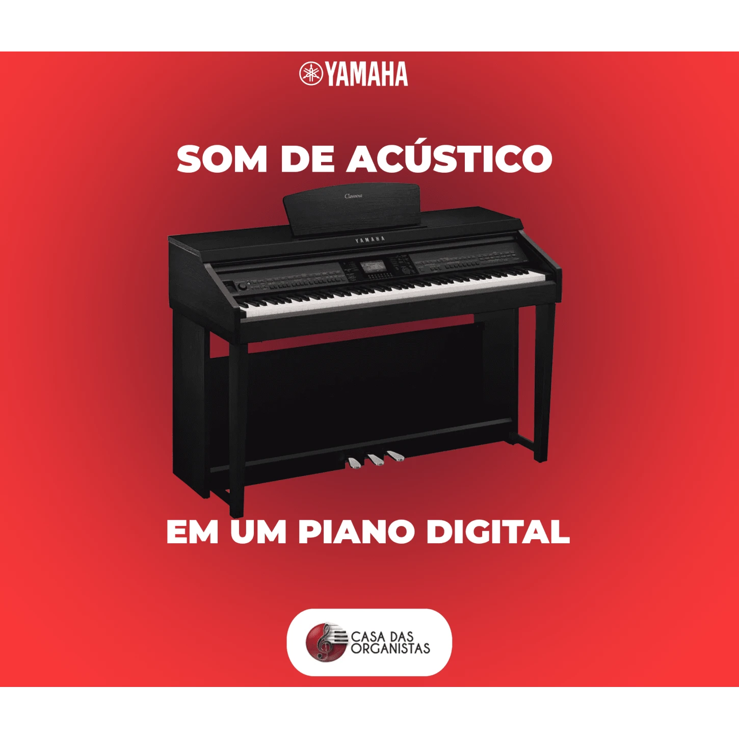 Piano Digital Yamaha CVP701 - Tradição e Inovação - a partir de R
