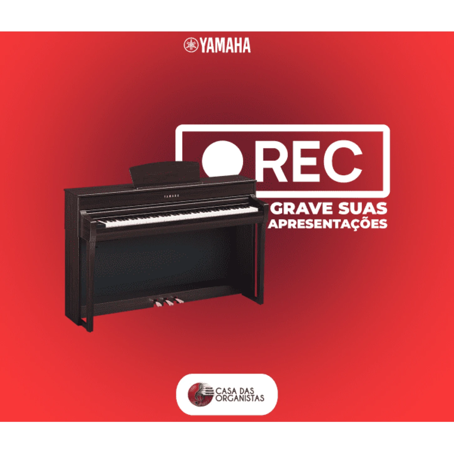 Comprar Piano Digital Yamaha CLP-735 B - Casa das Organistas