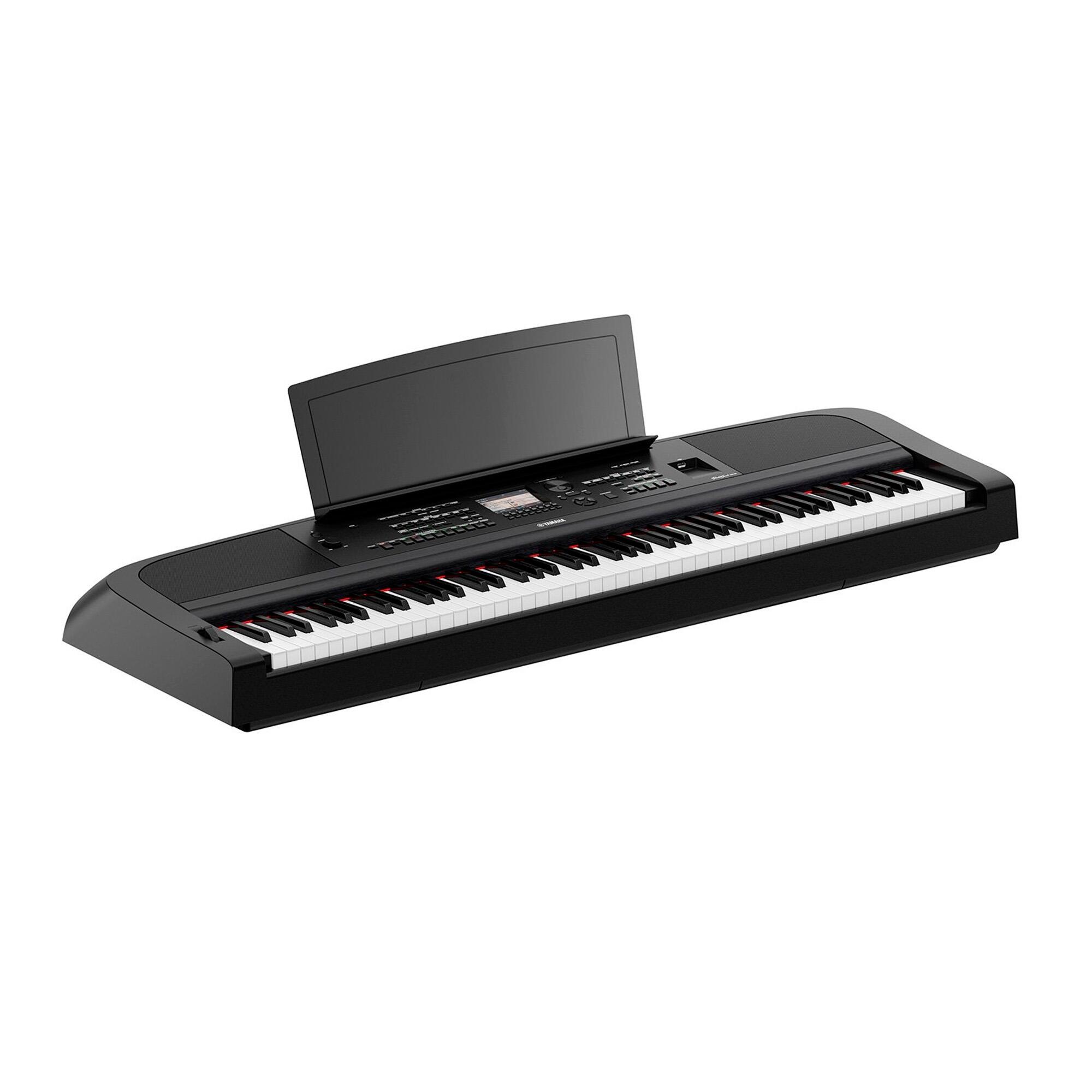 Comprar Piano Digital Yamaha DGX-670 Preto + Estante - a partir de