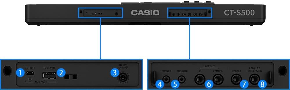 その他 CASIO ESC-90WE Comprar Teclado Musical Casio CT-S500 C2-Br Basico