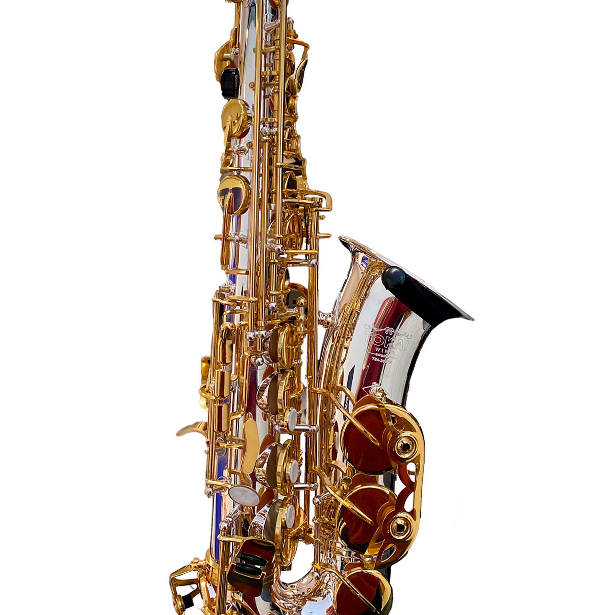 Comprar Saxofone Alto Tokai TSA-200PG MIB Prata/Dourado - a partir