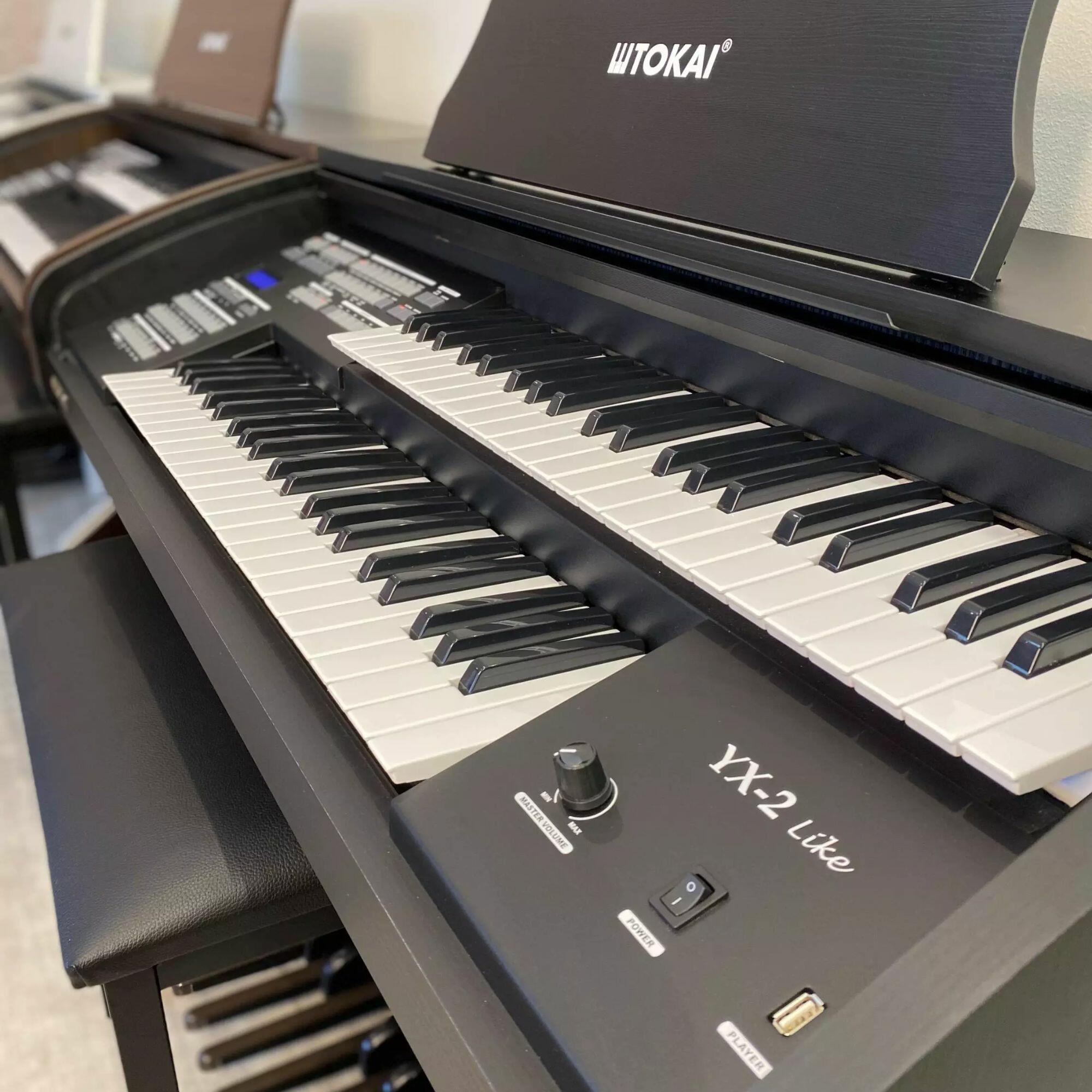 Órgão Eletrônico Tokai YX2 Like Preto - Potência e Luxo - a partir