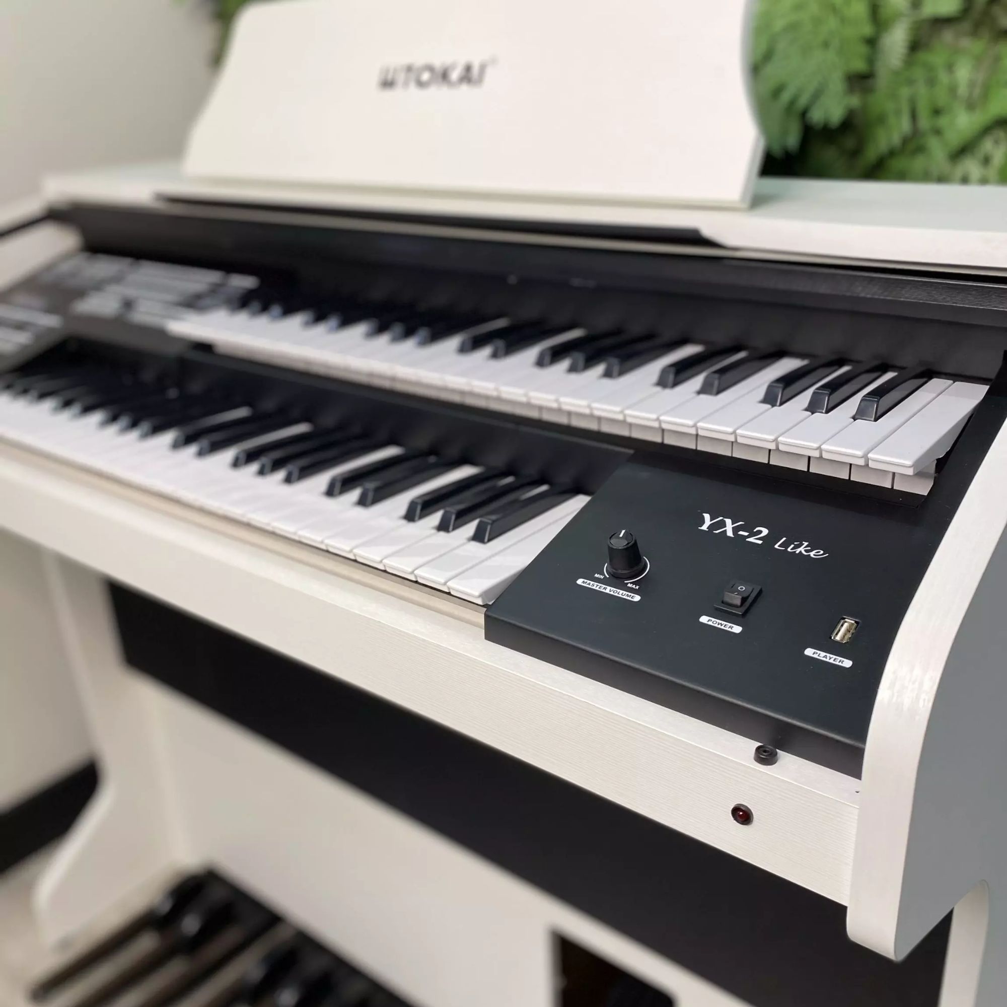 Órgão Eletrônico Tokai YX2 Like Branco - Som e Potência - a partir
