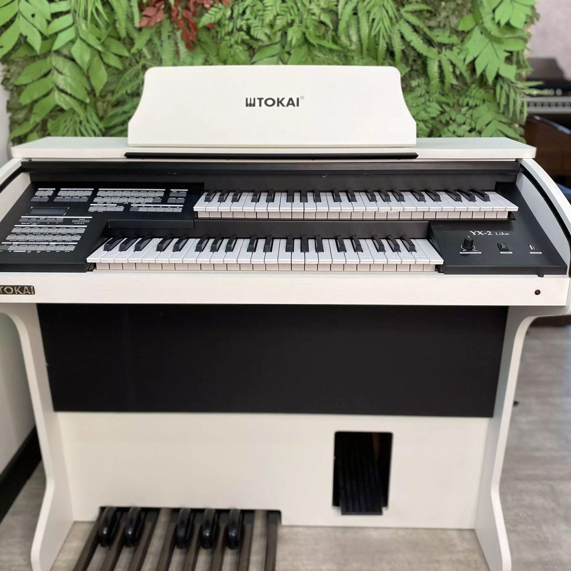 Órgão Eletrônico Tokai YX2 Like Branco - Som e Potência - a partir