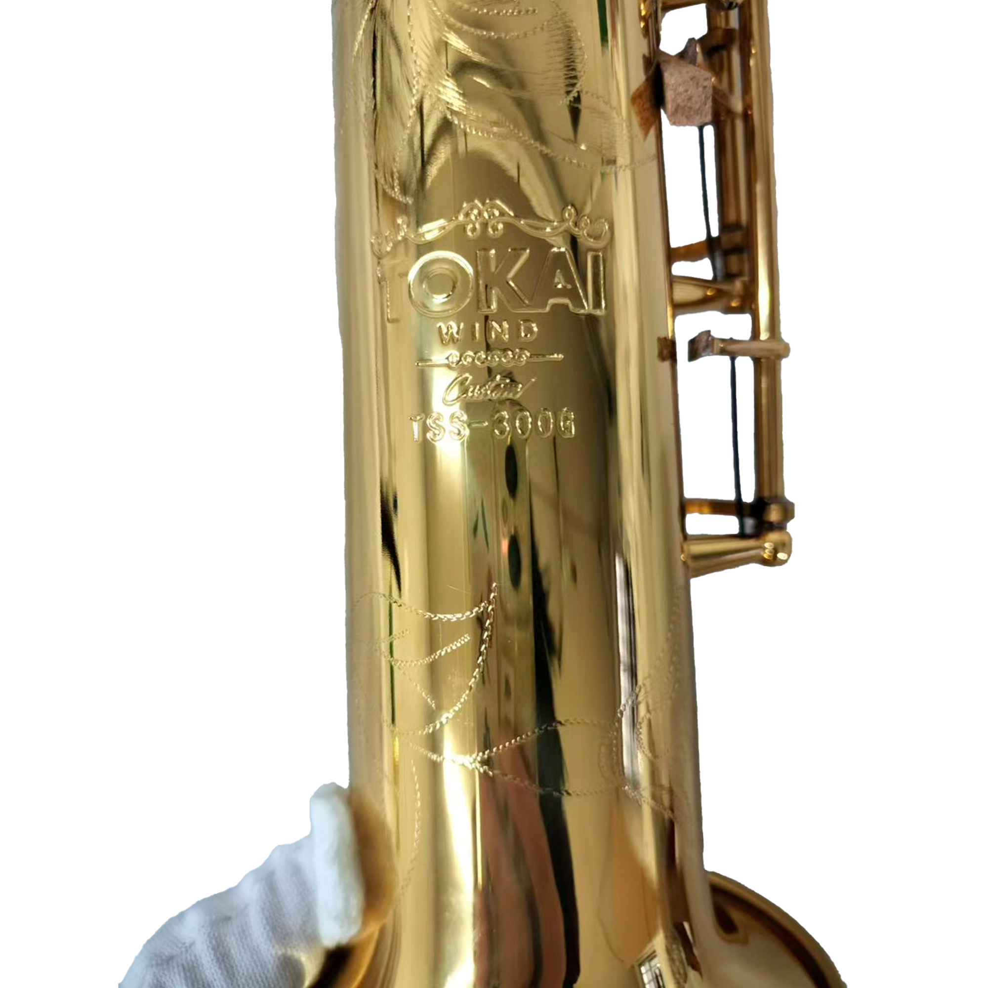 Comprar Sax Soprano Tokai TSS-300G Reto Todel Fixo Sib Dourado - a