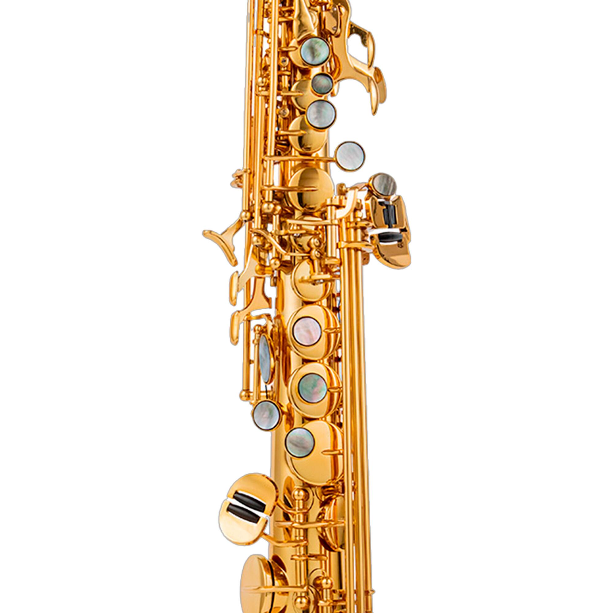 Comprar Sax Soprano Tokai TSS-300G Reto Todel Fixo Sib Dourado - a