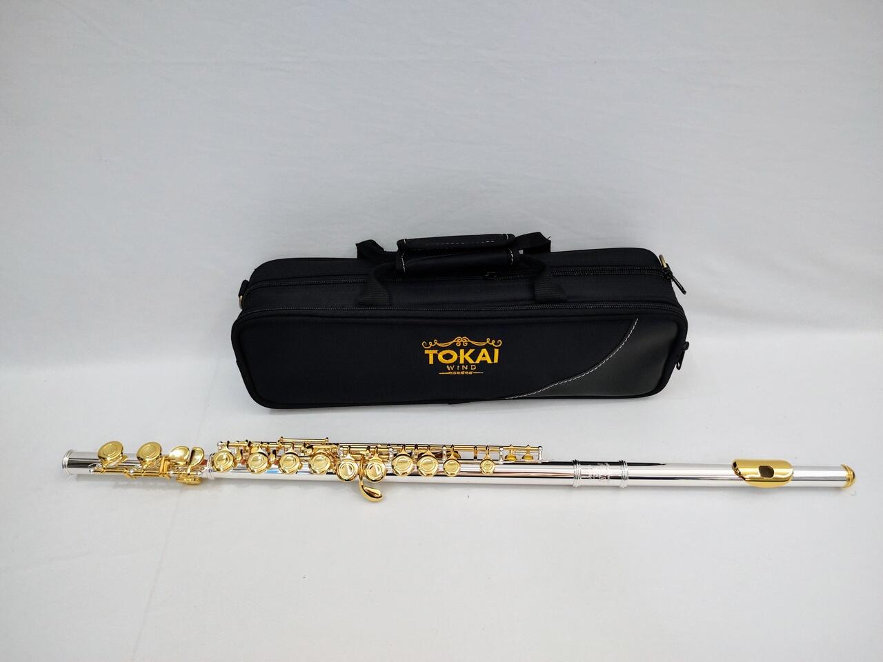 Comprar Flauta transversal DOURADA com CHAVES PRATAS TFL-200GP