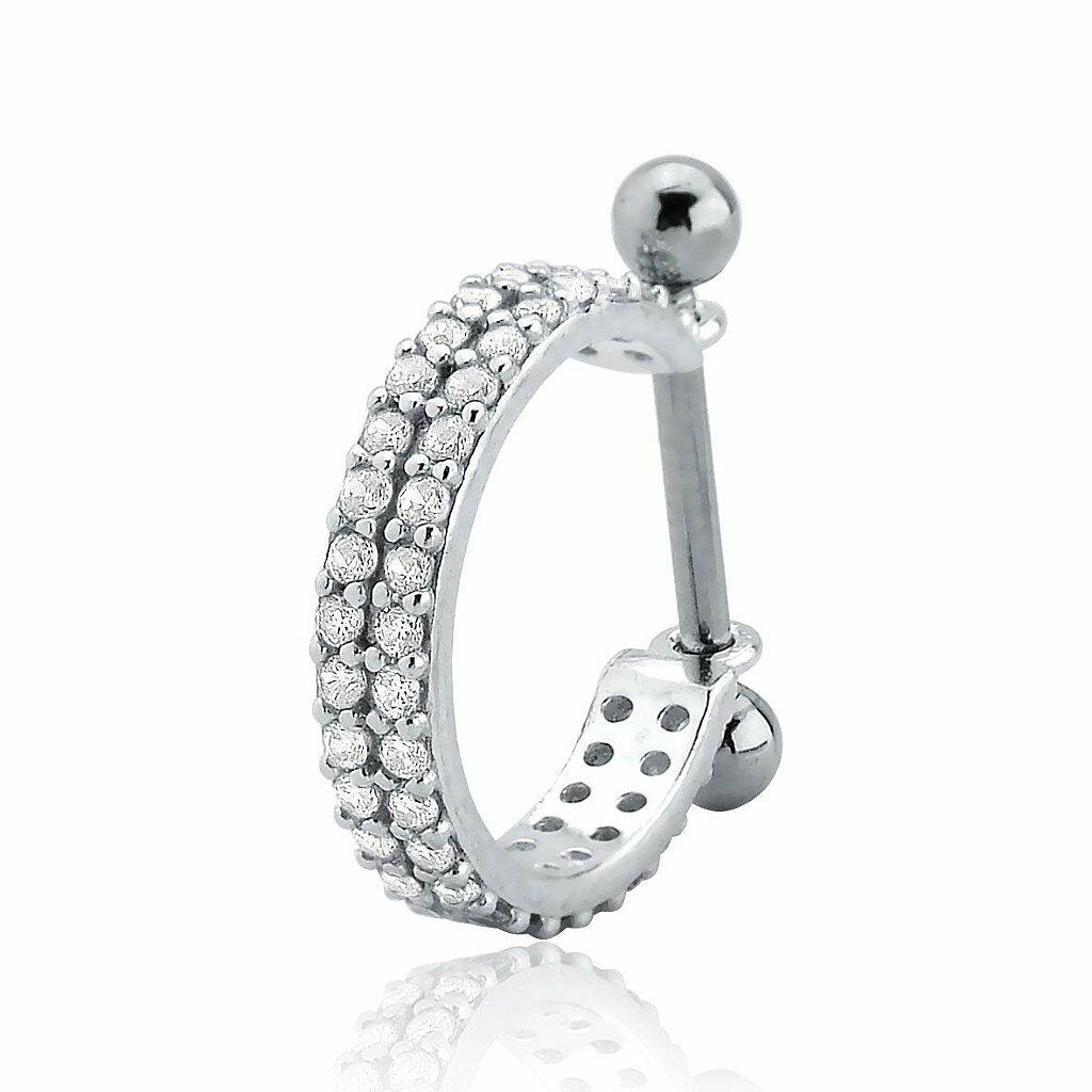 Piercing de Prata Conch Elegante | Madagi Pratas - R$94,90