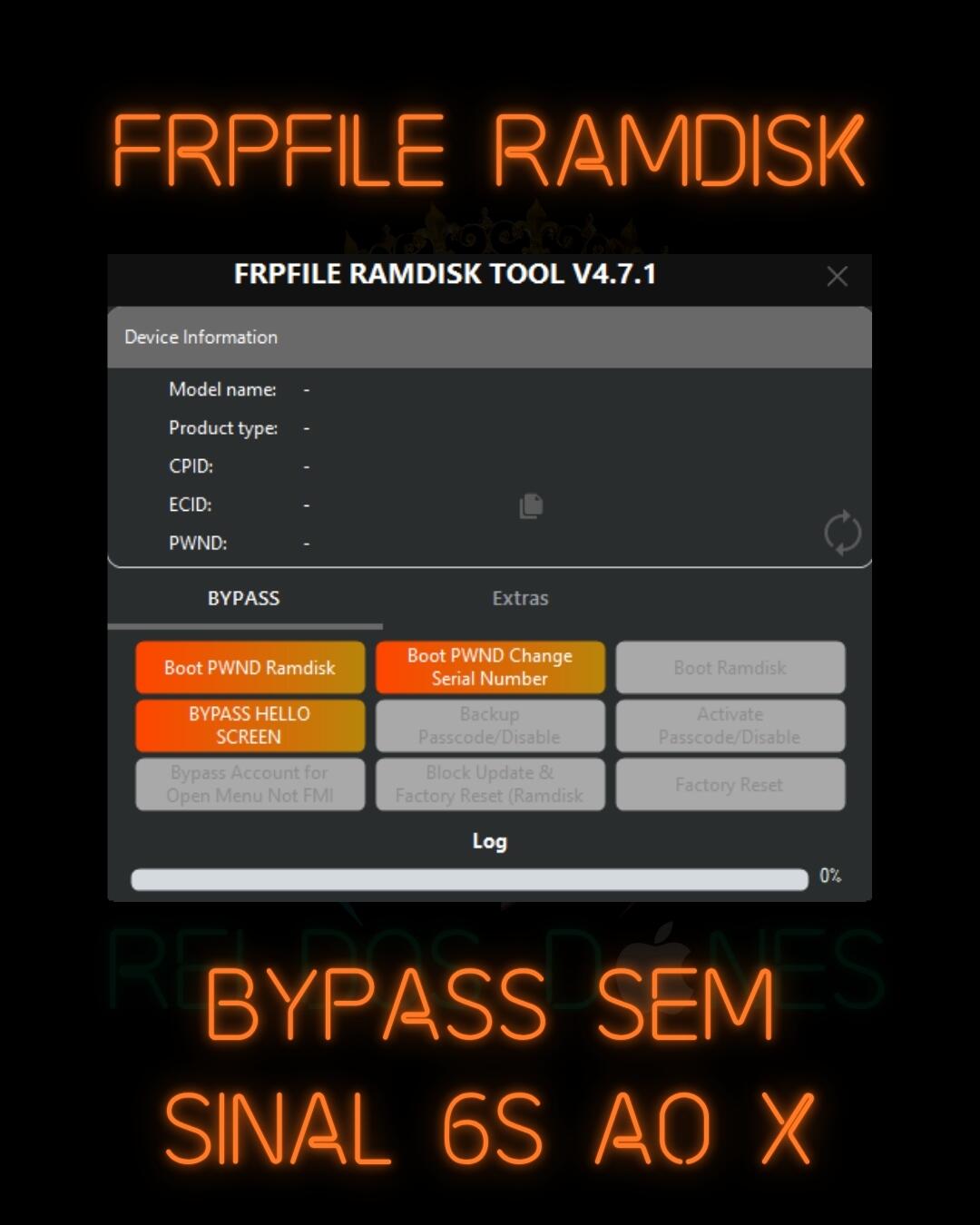 Frp File Ramdisk Download Comprar FRPFILE RAMDISK Tela de Olá Sem Sinal 6s ao X - R$55,00