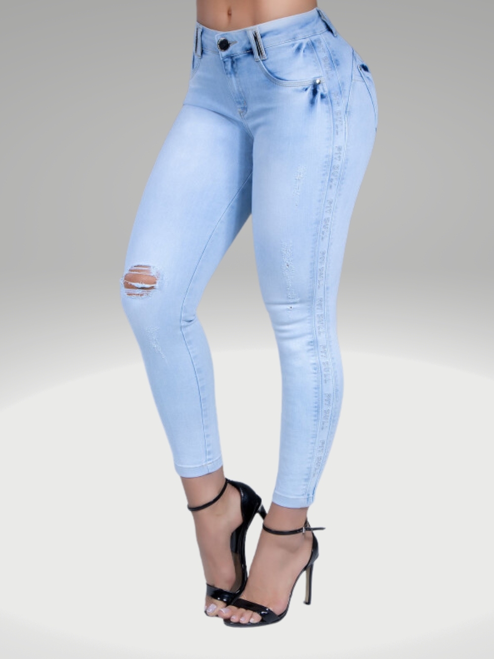 Comprar Calça Feminina Jeans Cropped Pit Bull Jeans a partir