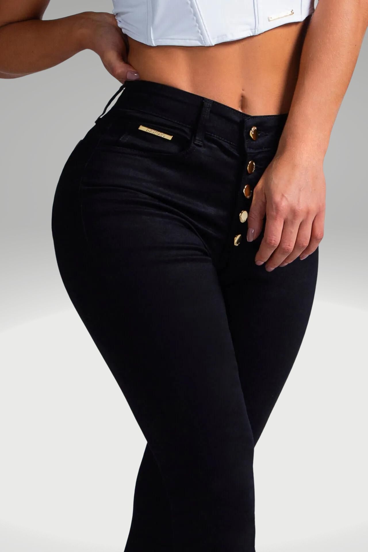 Modeladora CalÃ§a Preta Feminina Skinny Comprar Calça Jeans