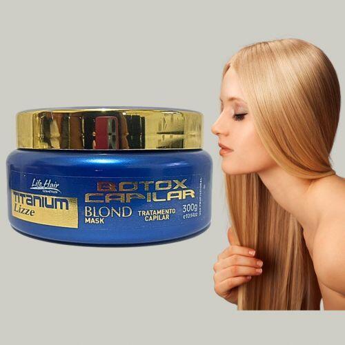 Botox Capilar Life Hair Cabelo Loiro Titanium Lizze Blond 300g - a
