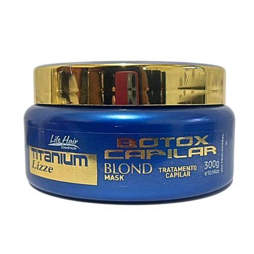 Botox Capilar Life Hair Cabelo Loiro Titanium Lizze Blond 300g - a