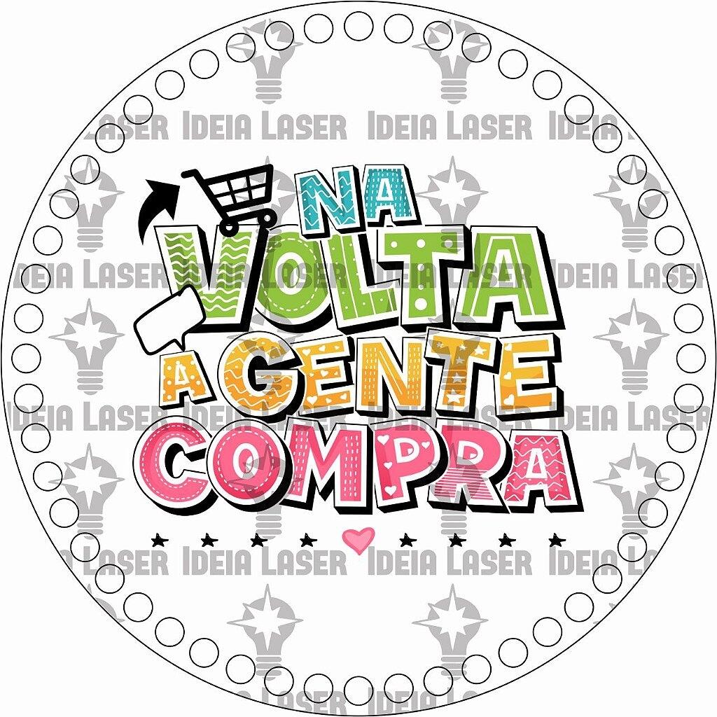 Comprar Base MDF Fio de Malha Crochê Redonda Frases de Mãe - Na Volta a ...