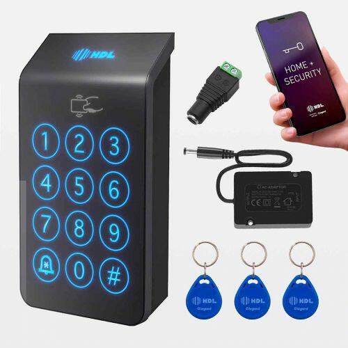Teclado Leitor RFID ID-3K HDL 3000 Usuários IP66 Bluetooth - a