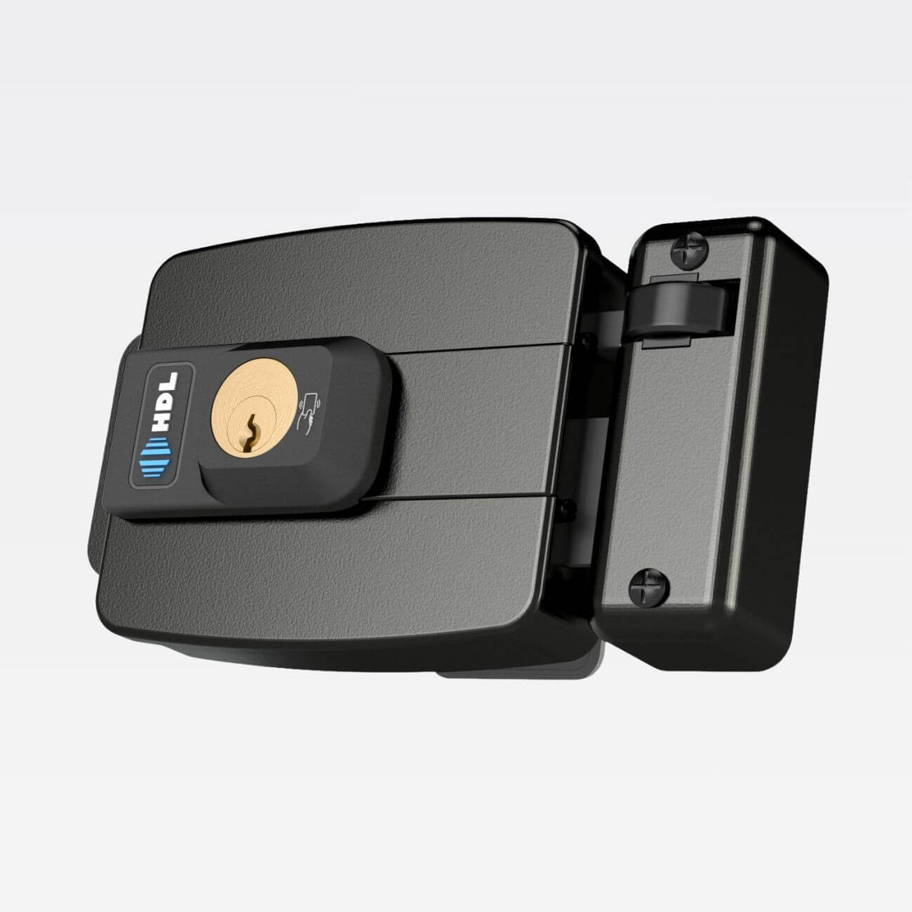 Fechadura Elétrica HDL C90 Preta Para Porta Metal/Madeira - a partir de ...