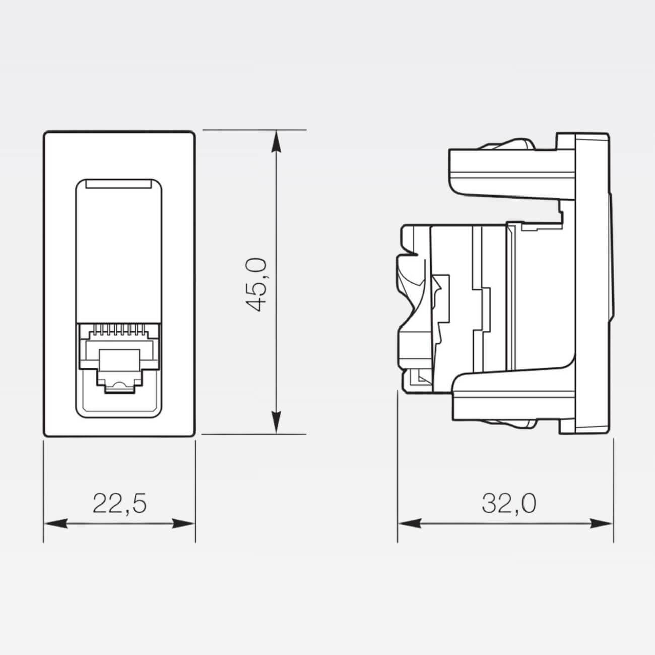 Pial Plus Mais Módulo Tomada RJ11 PIAL Plus+ Branco Legrand 615011BC - a partir de R$27,55