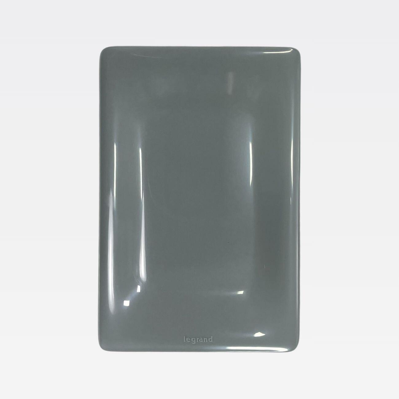 Placa Cega Zeffia Legrand 4x2 Cinza 680180CZ - a partir de R$4,38
