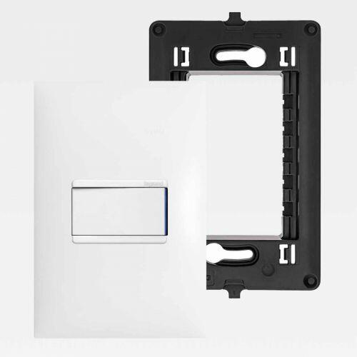 Pial Plus Branco Conjunto 4x2 PIAL Plus+ c/ Interruptor Simples Branco - a partir de R$20,05
