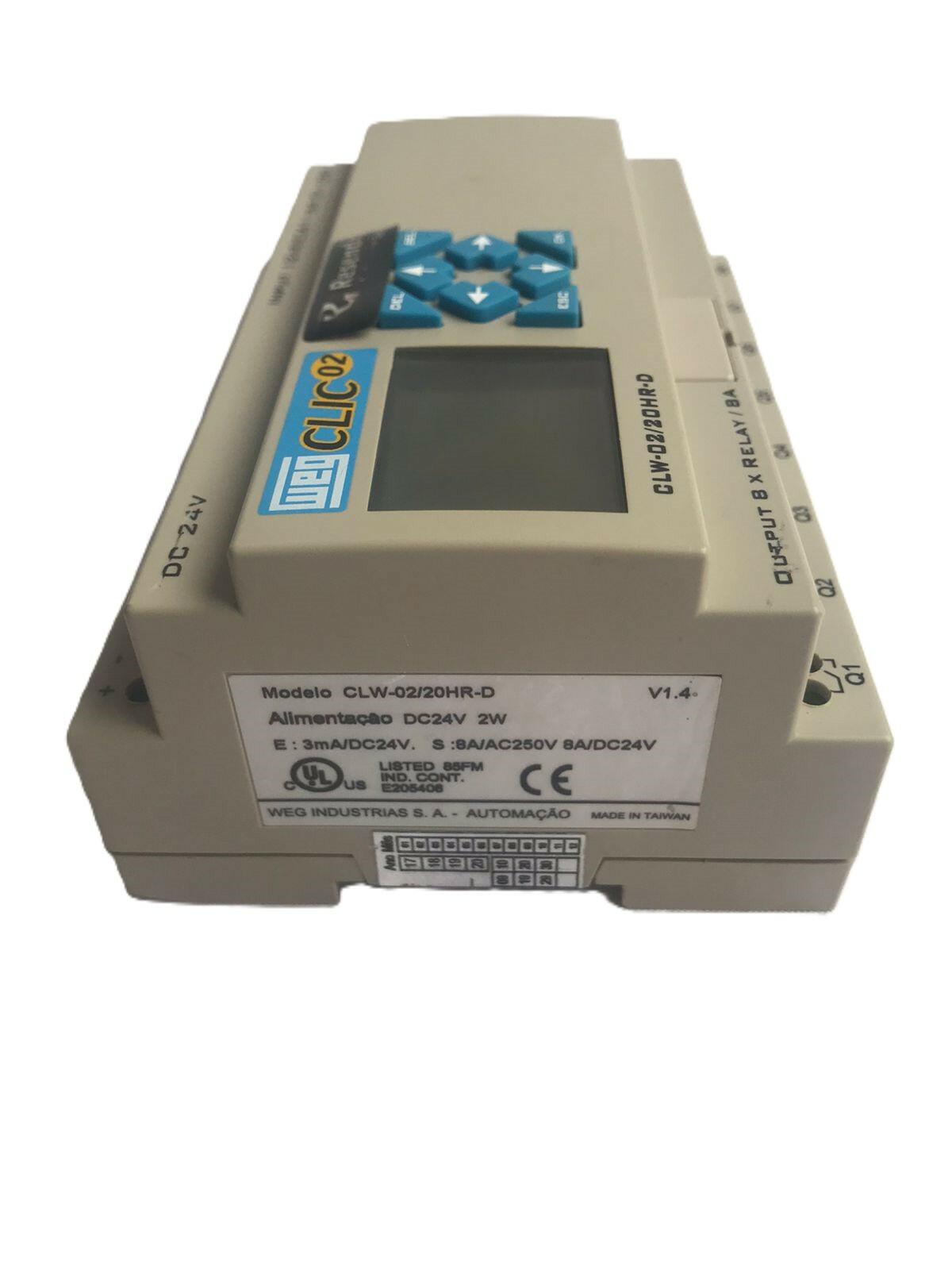Comprar MODULO PLC WEG CLIC02 CLW-02/20HR-D (SEMI NOVO) - R$892,50