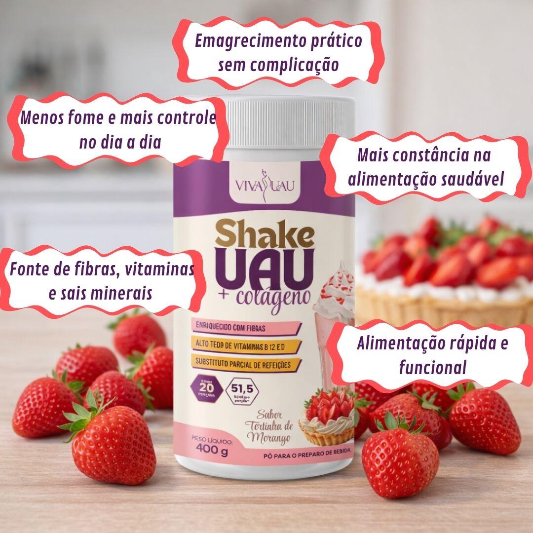 Comprar SHAKE Morango + Colágeno- Substitui refeição - a partir de R$113,05