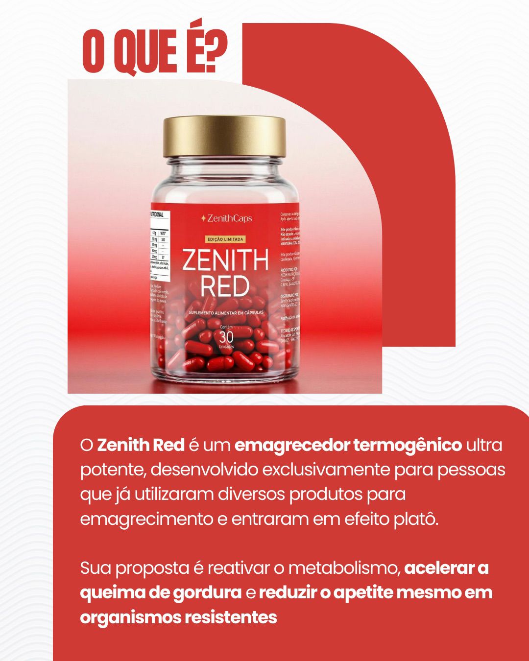 Zenith Red Ribbon Comprar ZENITH RED - Emagrecedor Ultra Potente - R$249,00