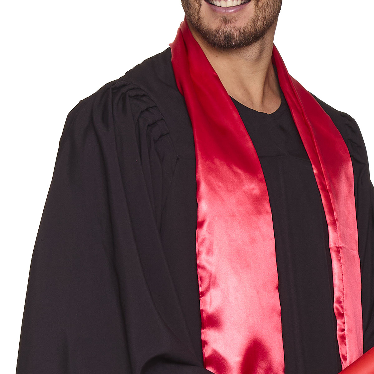 Comprar Beca de Formatura com Faixa Vermelha - R$148,00 - Debora becas